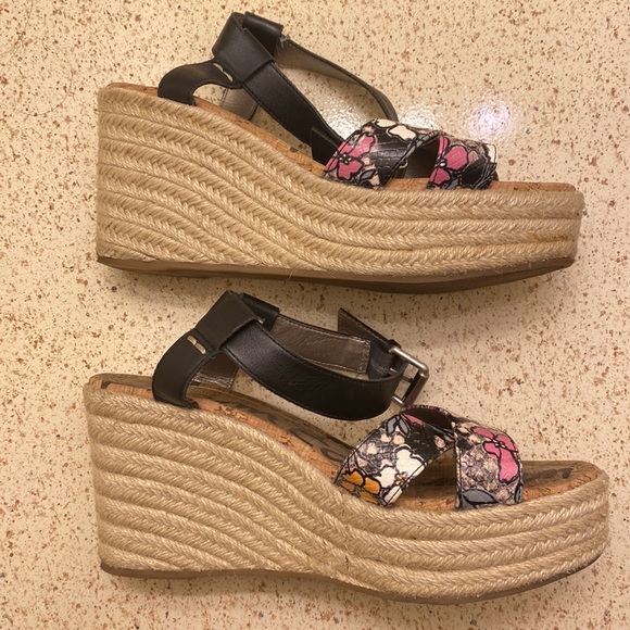 Sam Edelman Multicolored Wedges - Picture 4 of 6